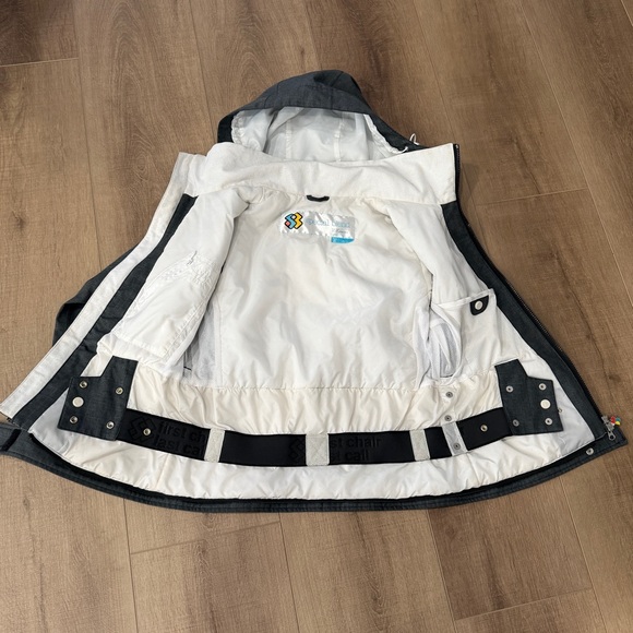 Special Blend 15K Nova Collection Ski Jacket Women Small Gray Hood Waterproof - Picture 3 of 13